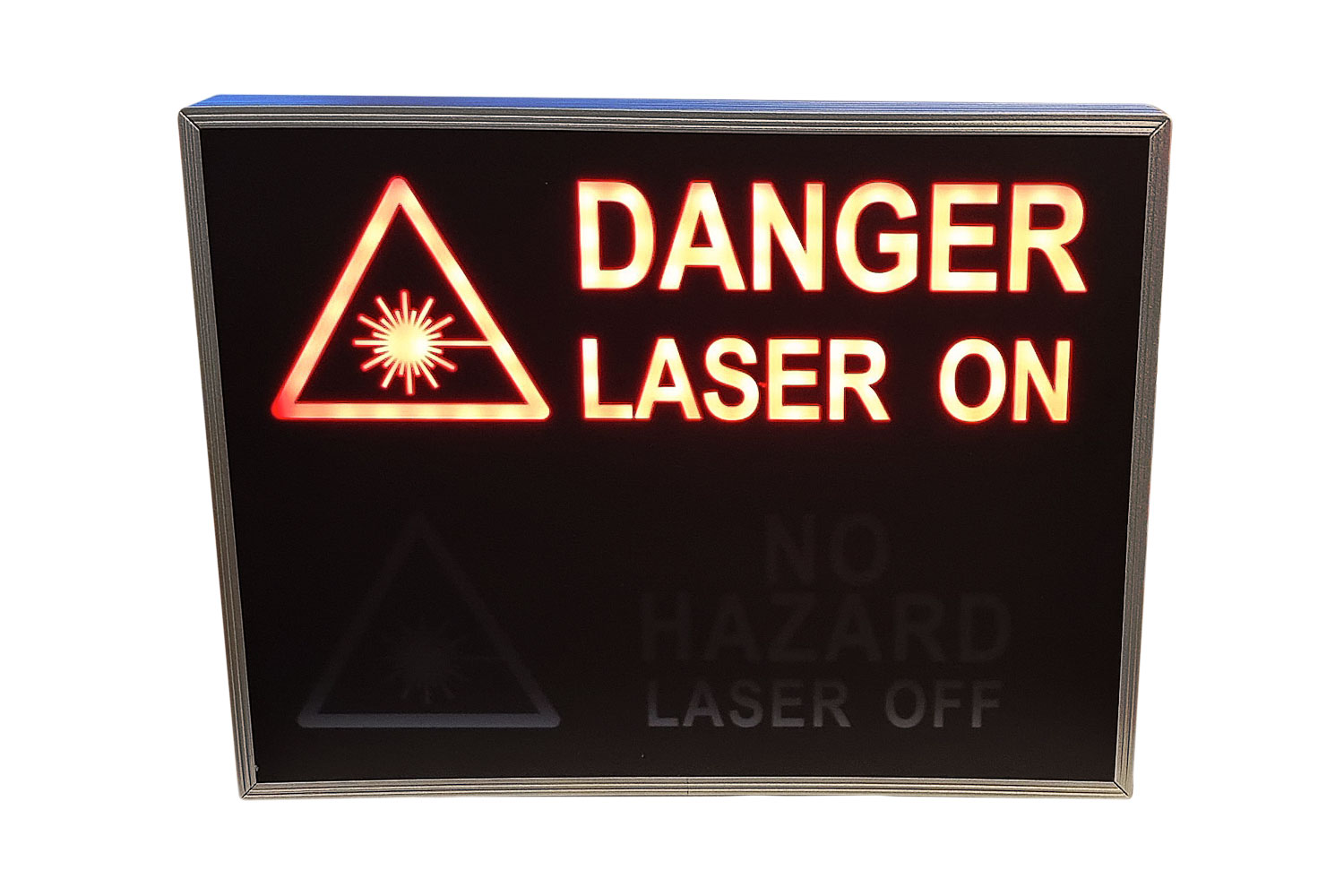 Laser On / Laser Off verlichting